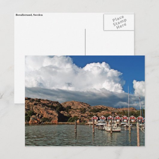 Bovallstrand Briefkaart (Voorkant / Achterkant)