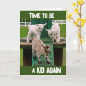 **BOVEN 21 - NU ECHT GEEN 'KID' MEER** KAART (Gele Bloem)