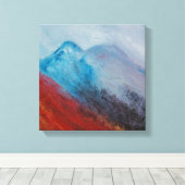 Boven Achnashellach, Schots landschapsschilderij Canvas Afdruk (Insitu (Houten vloer))