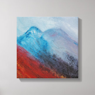 Boven Achnashellach, Schots landschapsschilderij Canvas Afdruk