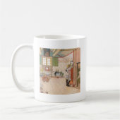 Boven Attische slaapkamer met Baby zuster. Koffiemok (Links)