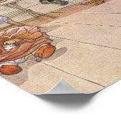 Boven Attische slaapkamer met Baby zuster. Poster (Hoek)