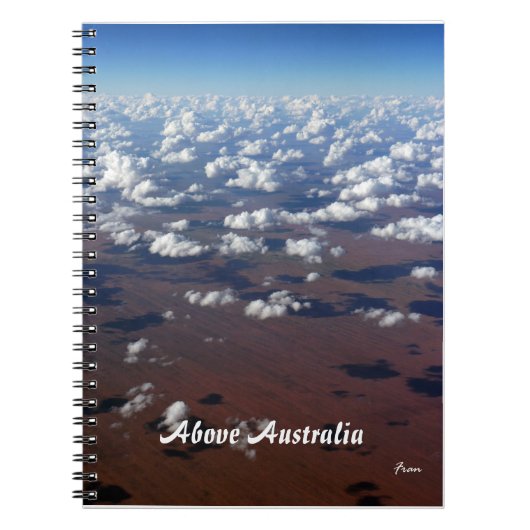 boven Australië Notitieboek (Voorkant)