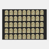 Boven Cabine door Stream in sneeuw in Birdcage Inpakpapier Vel (Voorkant 2)