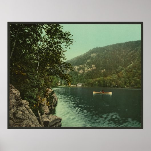 Boven-Cascade-meer, Adirondack-bergen Poster (Voorkant)