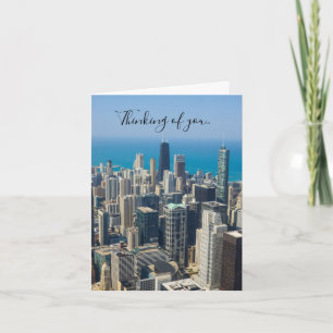 Boven Chicago denk je Kaart