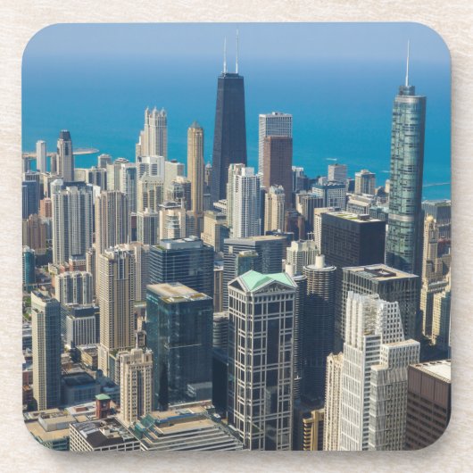 Boven Chicago Onderzetter (Voorkant)