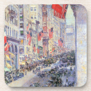 Boven de Avenue vanaf 34th Street, mei 1917 door H Drankjes Onderzetter