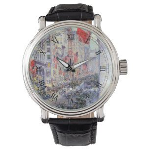 Boven de Avenue vanaf 34th Street, mei 1917 door H Horloge