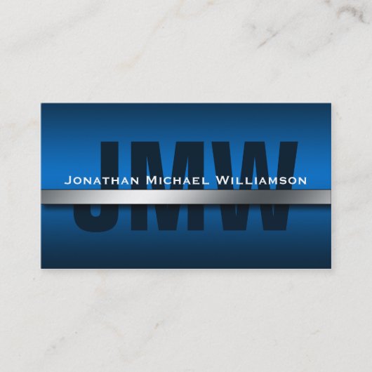 Boven de Blauwe Visitekaartjes van de Bar (Voorkant)