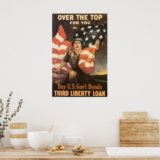 Boven de bovenkant voor u Poster (Keuken)