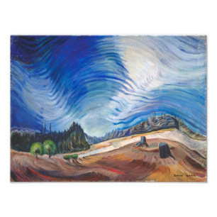 Boven de grindput   Emily Carr   Foto Afdruk