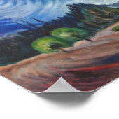 Boven de grindput | Emily Carr | Poster (Hoek)