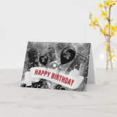 Boven de heuvel Birthday Bucket of Beer Kaart (Gele Bloem)