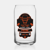 Boven de heuvel wordt het oud blikvorm glas (Voorkant)