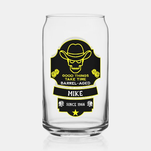 Boven de heuvel wordt het oud blikvorm glas (Voorkant)