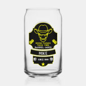 Boven de heuvel wordt het oud blikvorm glas (Achterkant)