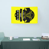 Boven de heuvel wordt het oud spandoek (Beurs)