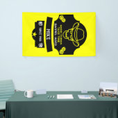 Boven de heuvel wordt het oud spandoek (Beurs)