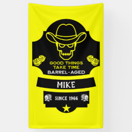 Boven de heuvel wordt het oud spandoek