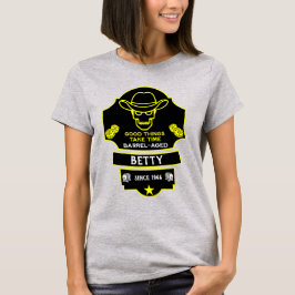 Boven de heuvel wordt het oud t-shirt