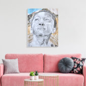 Boven de heuvels, Art Print (Insitu (Woonkamer))