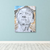 Boven de heuvels, Art Print (Insitu (Houten vloer))