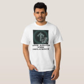 BOVEN DE INVLOED T-SHIRT (Voorkant volledig)
