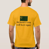 Boven de litionist scum verbranden t-shirt (Achterkant)