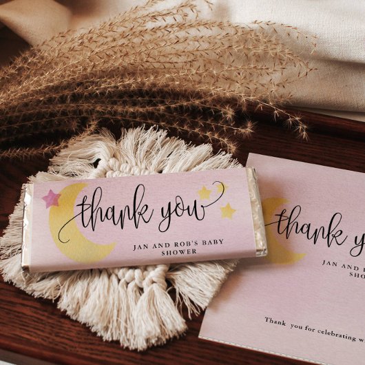 Boven de maan, Roze Snoep Bar paper Wrapper Flyer