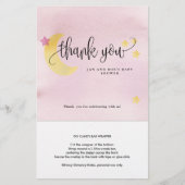 Boven de maan, Roze Snoep Bar paper Wrapper Flyer (Voorkant)