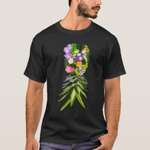 Boven de Mannen van de Floral Swinger van de anana T-shirt