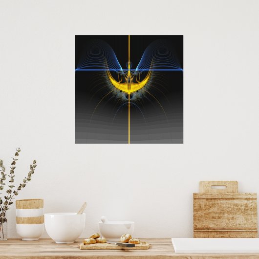 Boven de mist poster (Keuken)