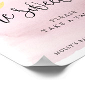 Boven de moonroze baby's zijn zoete baden/bomen poster (Hoek)