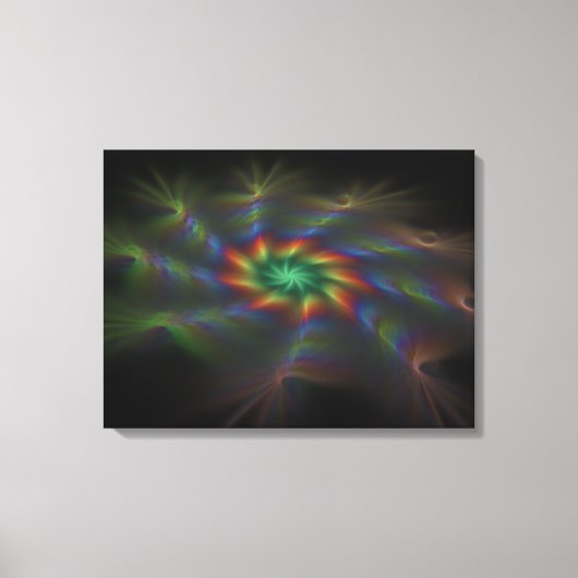 Boven de nevel canvas afdruk (Voorkant)