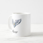 Boven de rest - Eagle Wings gepersonaliseerd Koffiemok (Voorkant links)