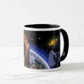 Boven de Sky Collage Mok (Voorkant rechts)