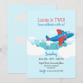 Boven de Uitnodiging van Clouds (Voorkant / Achterkant)