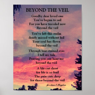 BOVEN DE VEIL POEM POSTER