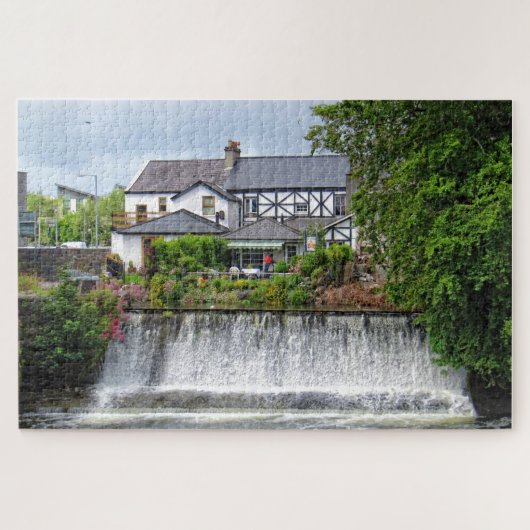 Boven de waterval legpuzzel (Horizontaal)