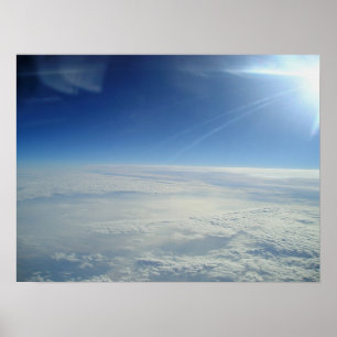 Boven de wolken 1 poster