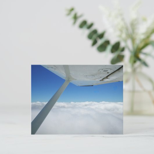 Boven de wolken briefkaart (Staand voorkant)