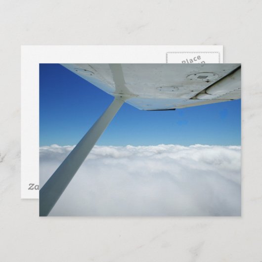 Boven de wolken briefkaart (Voorkant / Achterkant)