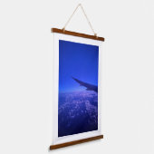 Boven de wolken hangend wandkleed (Gebogen)