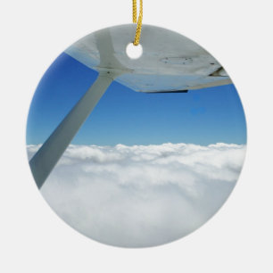 Boven de wolken keramisch ornament
