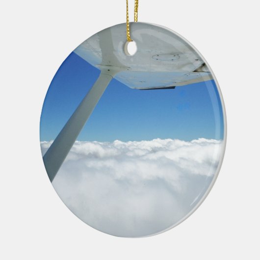 Boven de wolken keramisch ornament (Links)