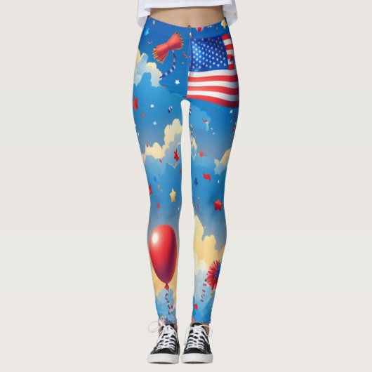 Boven de wolken leggings (Voorkant)