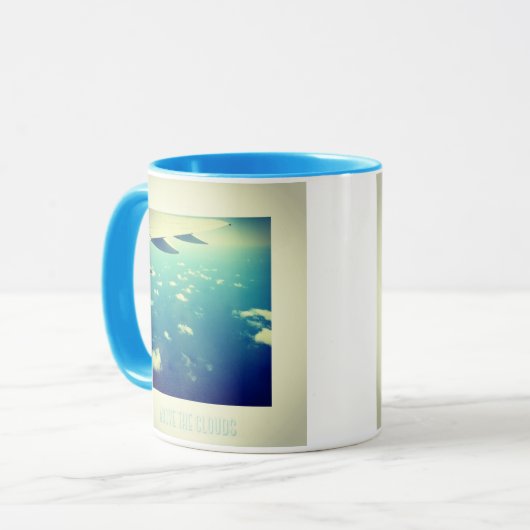 Boven de wolken mok (Voorkant links)