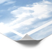 Boven de wolken poster (Hoek)