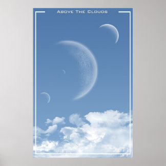 Boven de wolken poster